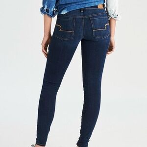 American Eagle Outfitters Dark Blue Skinny Jeans stretch